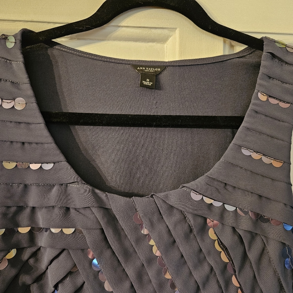 Ann Taylor Sequin top - Picture 5 of 6